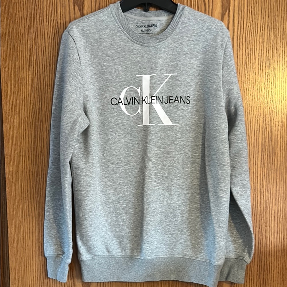 Calvin Klein Jeans Gray Sweatshirt